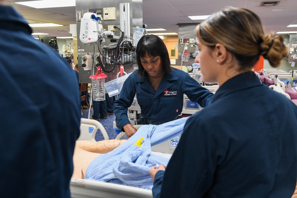 DVIDS - Images - Pacific Partnership 24-1: USNS Mercy EKG training ...
