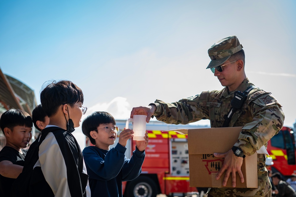 Kunsan Airmen share Fire Prevention with local community