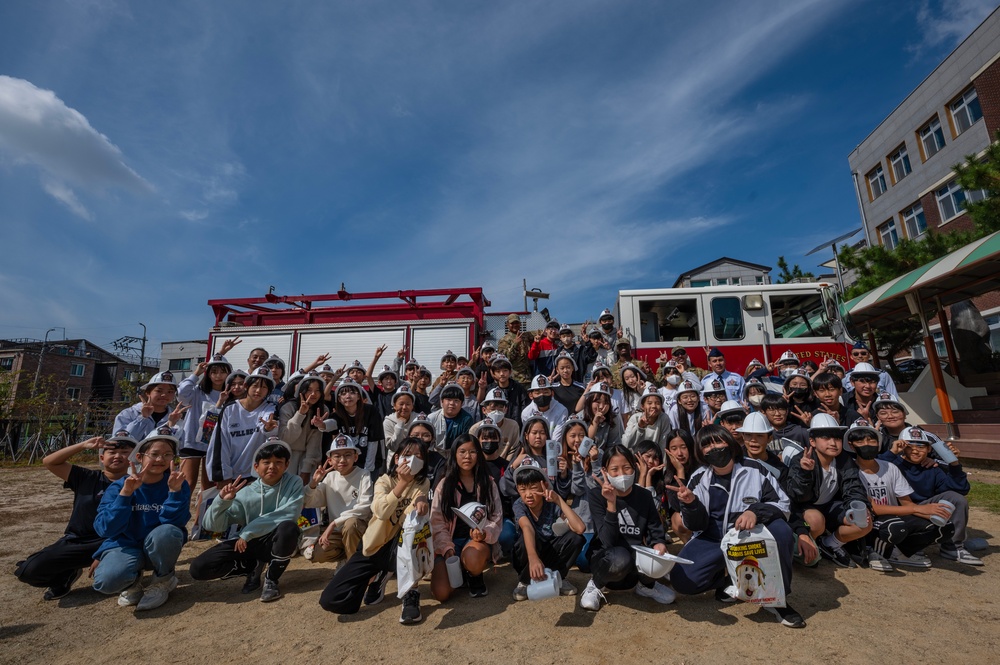 Kunsan Airmen share Fire Prevention with local community