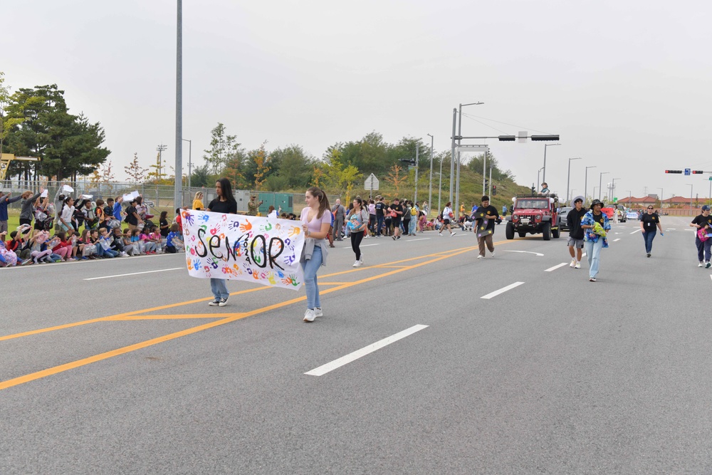 USAG Humphreys Shows School Spirit During Annual Homecoming Parade