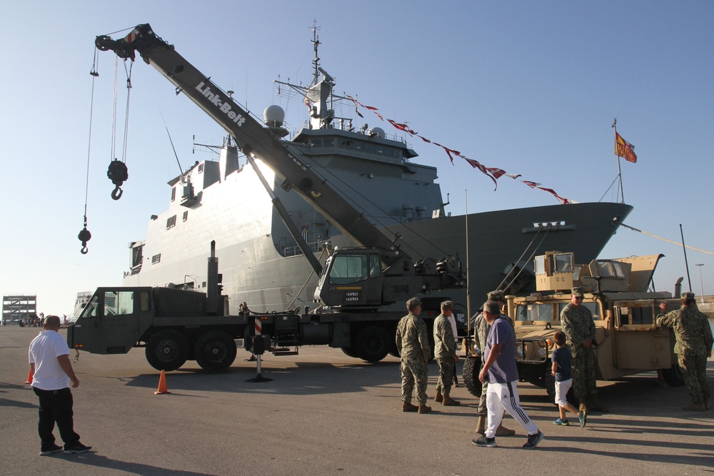 U.S. Personnel Participate in Spanish Fleet Open Base Event