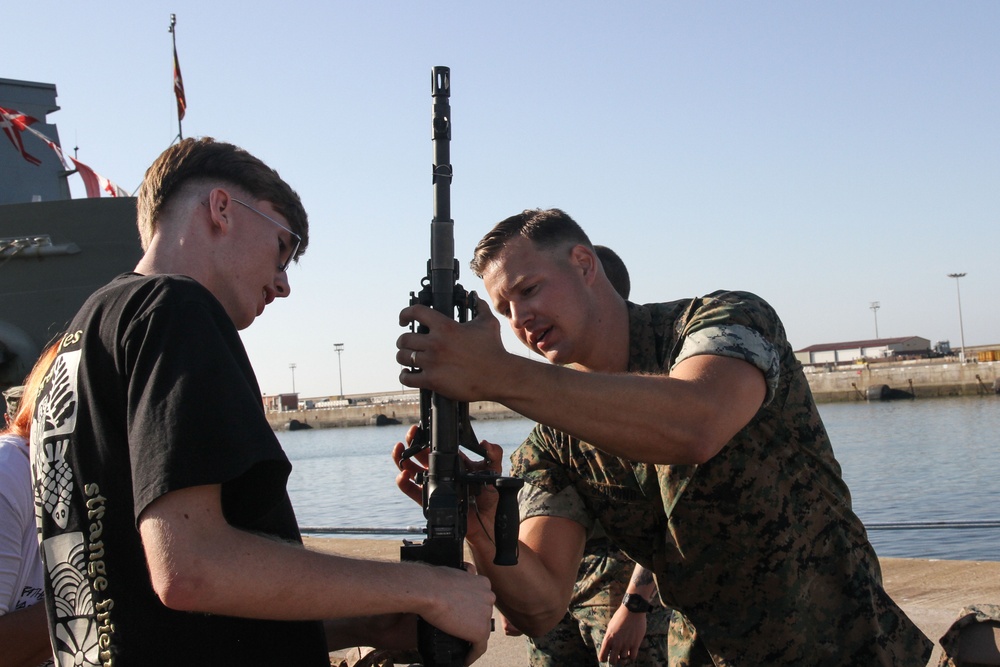 U.S. Personnel Participate in Spanish Fleet Open Base Event