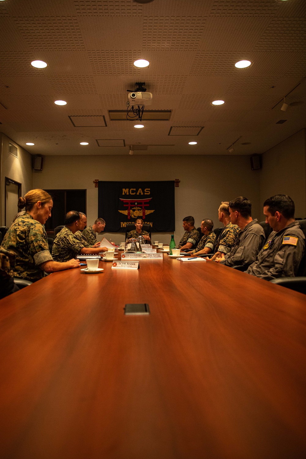 Helping Hand: U.S. Navy Rear Adm. Pamela Miller, Medical Officer of the Marine Corps, visits Marine Corps Air Station Iwakuni