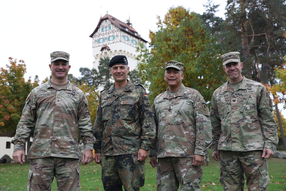 Lt. Gen. Andreas Marlow visits Grafenwoehr