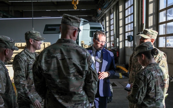 Provider Command visits contract maintenance site for transnational transport refit