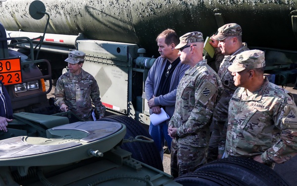 Provider Command visits contract maintenance site for transnational transport refit