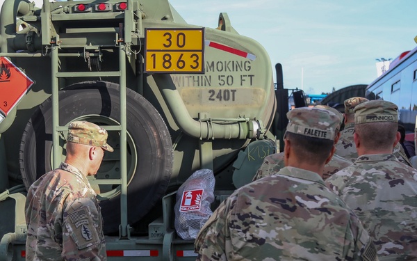 Provider Command visits contract maintenance site for transnational transport refit