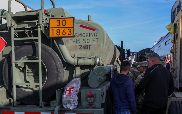 Provider Command visits contract maintenance site for transnational transport refit