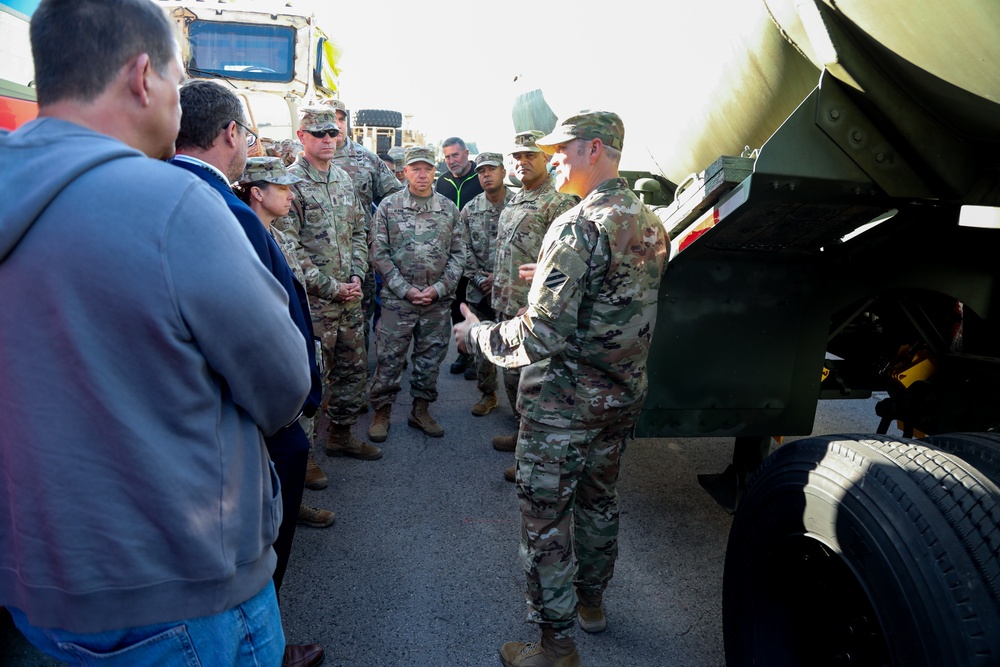 Provider Command visits contract maintenance site for transnational transport refit