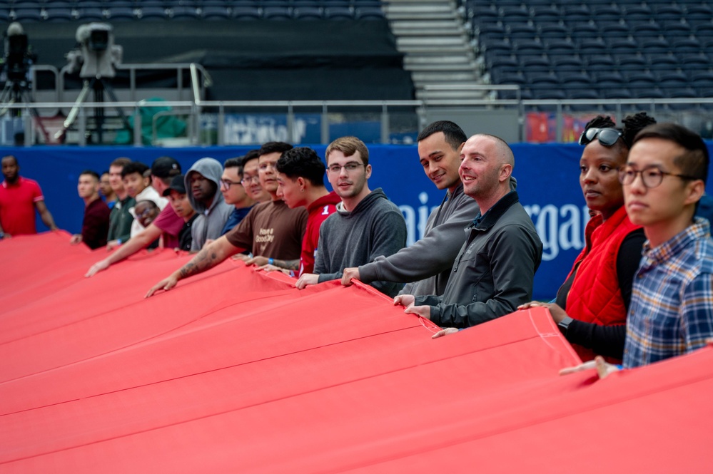 Pathfinders participate in 2023 London NFL Game