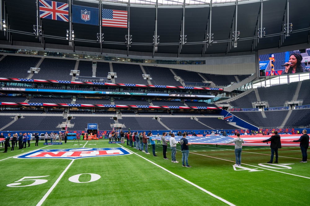 Pathfinders participate in 2023 London NFL Game