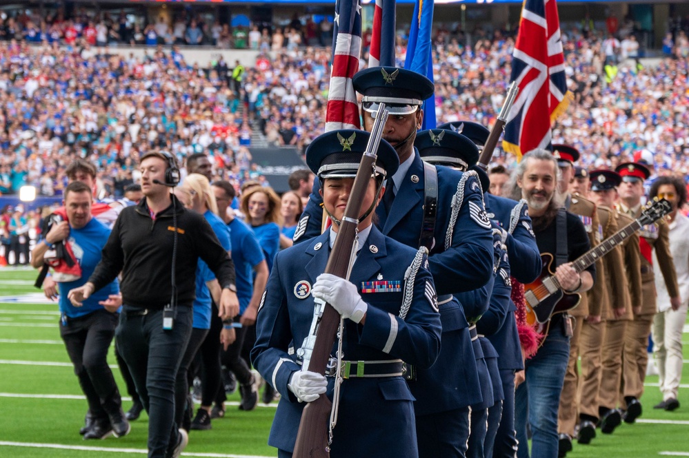 Pathfinders participate in 2023 London NFL Game