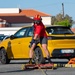 U.S. Navy Sailors, American and Spanish Firefighters participate in Firefighter Competition