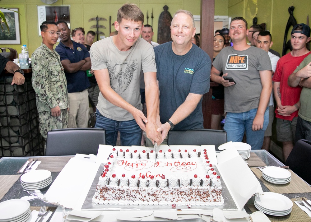 Pacific Partnership 2023: Navy Birthday Cake Cutting
