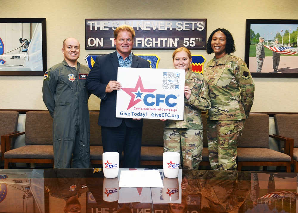 The 55th Wing kicks off the annual CFC campaign