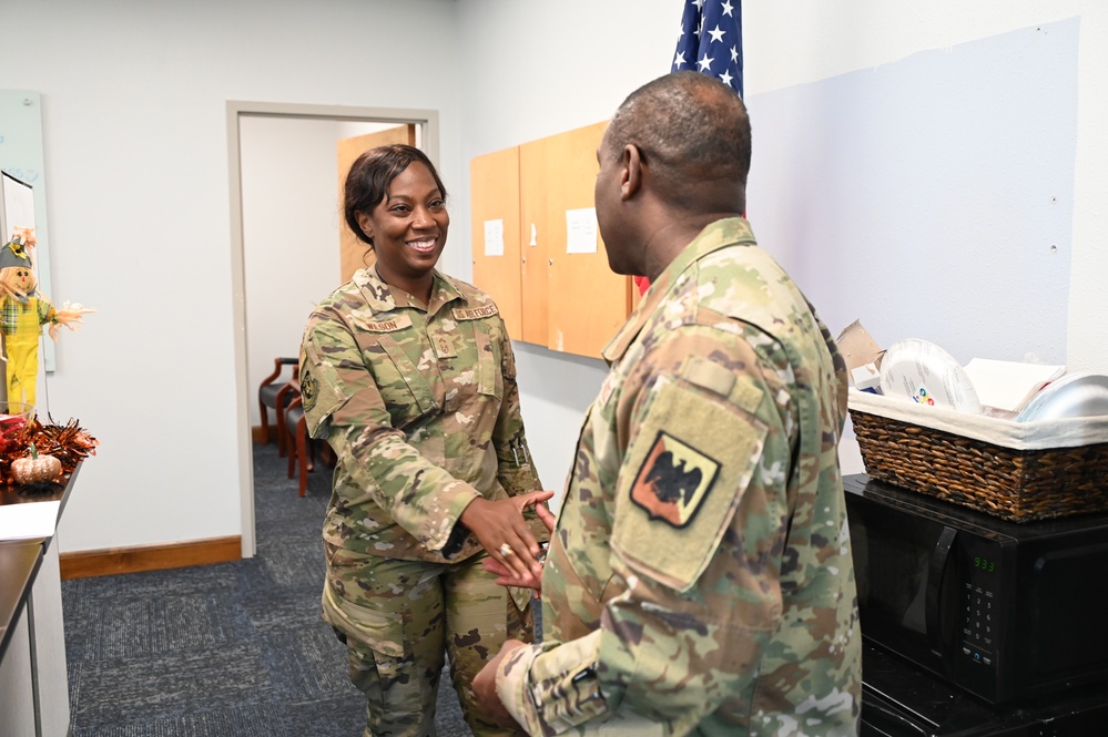 ANG Command Chief visits First Air Force and 101st Air and Space Operations Group