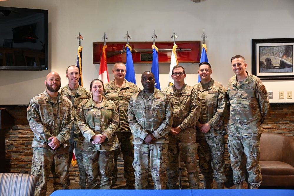 ANG Command Chief visits First Air Force and 101st Air and Space Operations Group