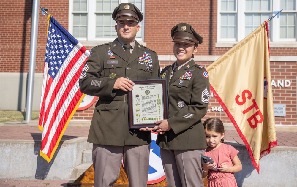 MSG Agins promotion ceremony