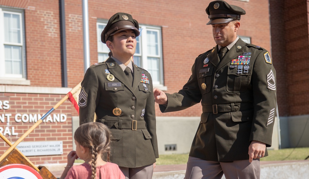 MSG Agins promotion ceremony