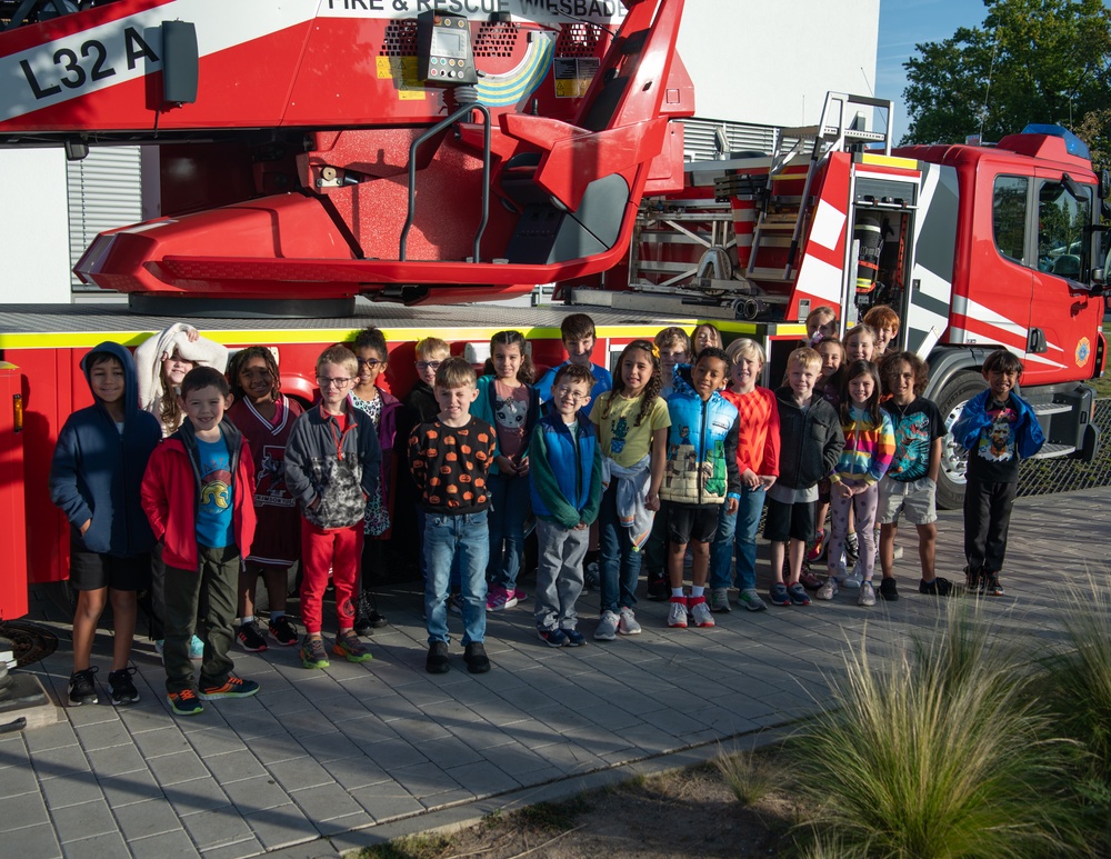 Wiesbaden Elementary School observes fire prevention week