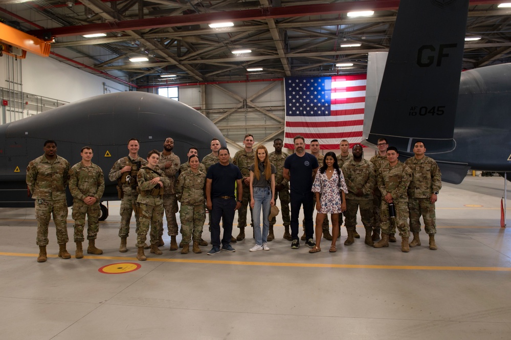 Ambassadors of Hollywood at NAS Sigonella