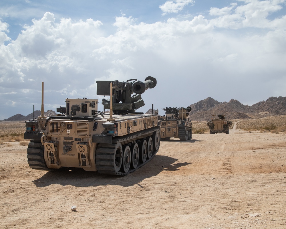 Robotic Combat Vehicle (Light), Prototype During Soldier Experimentation at the National Training Center