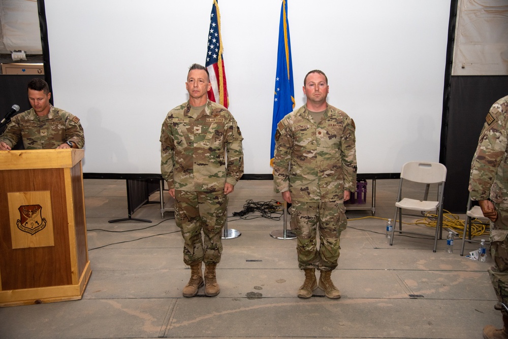 378th ELRS holds change of command ceremony