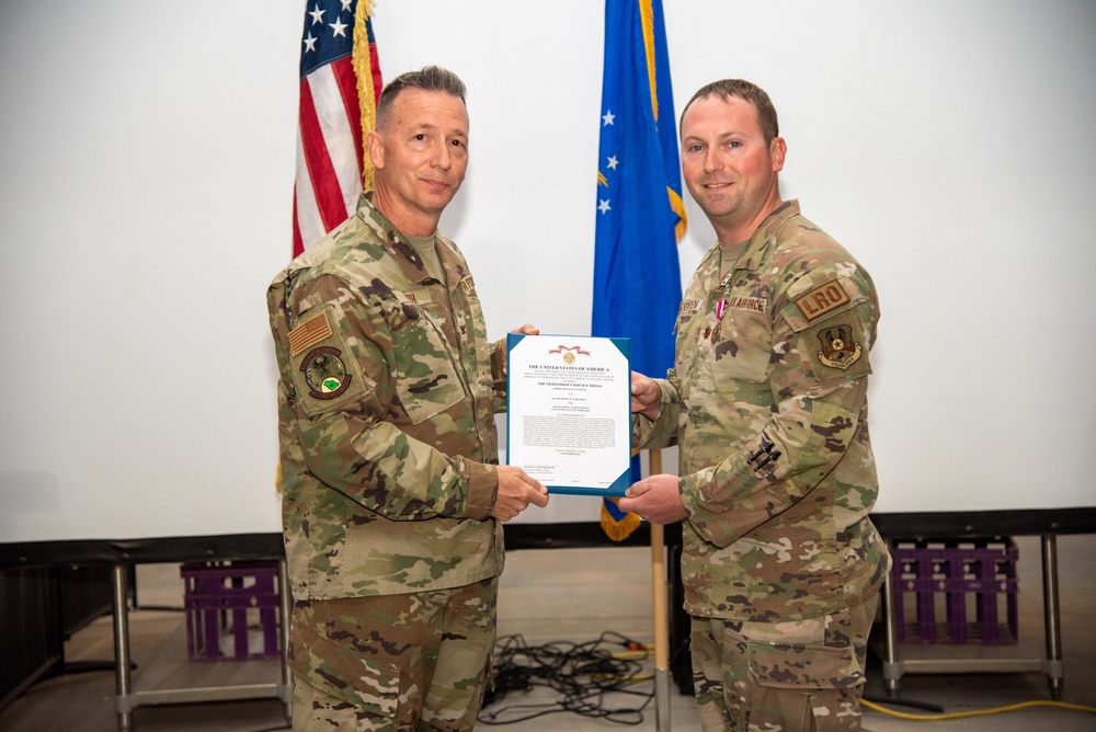 378th ELRS holds change of command ceremony