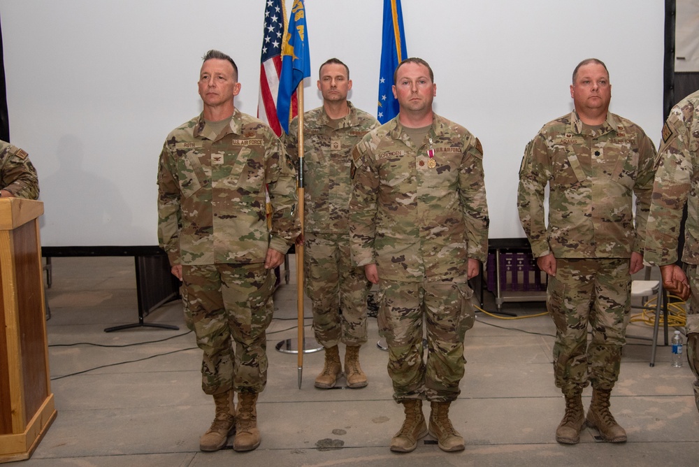 378th ELRS holds change of command ceremony