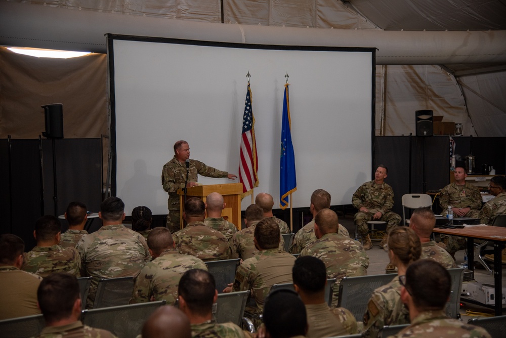 378th ELRS holds change of command ceremony