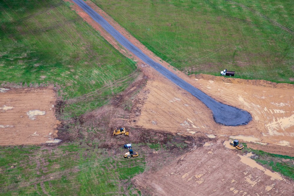 Construction continues on All American Landing Zone