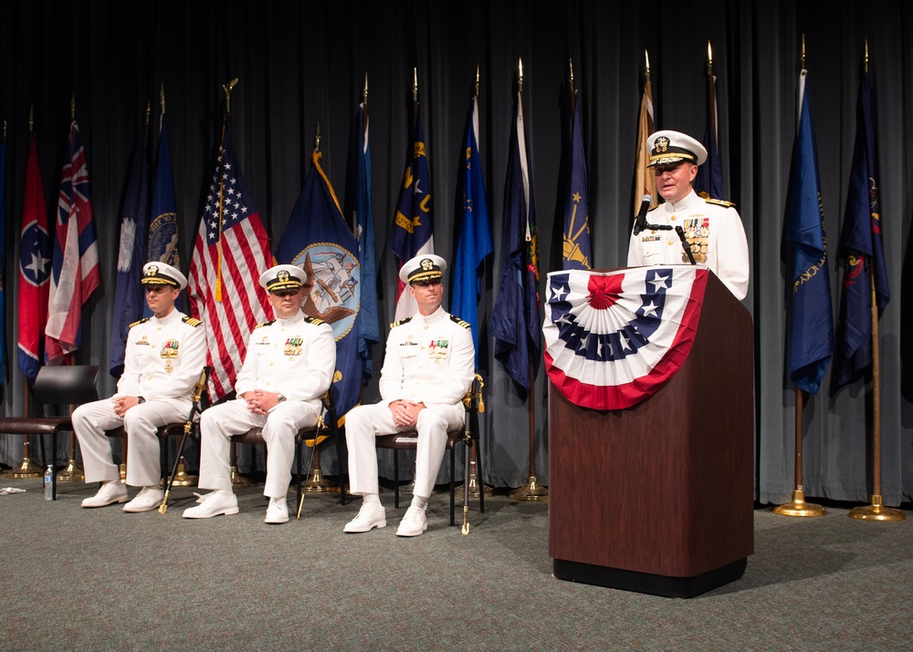 USS Jimmy Carter Change of Command