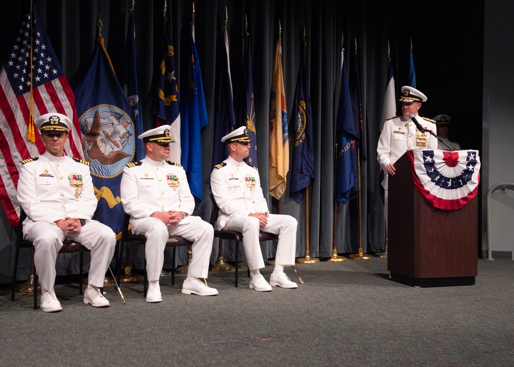 USS Jimmy Carter Change of Command