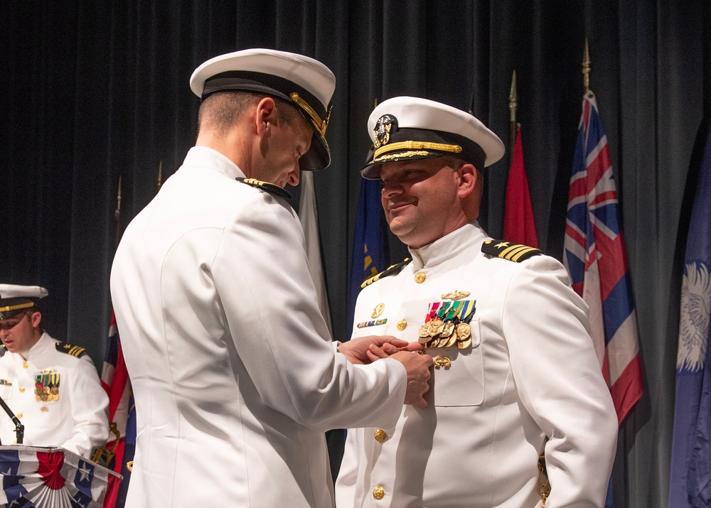 USS Jimmy Carter Change of Command