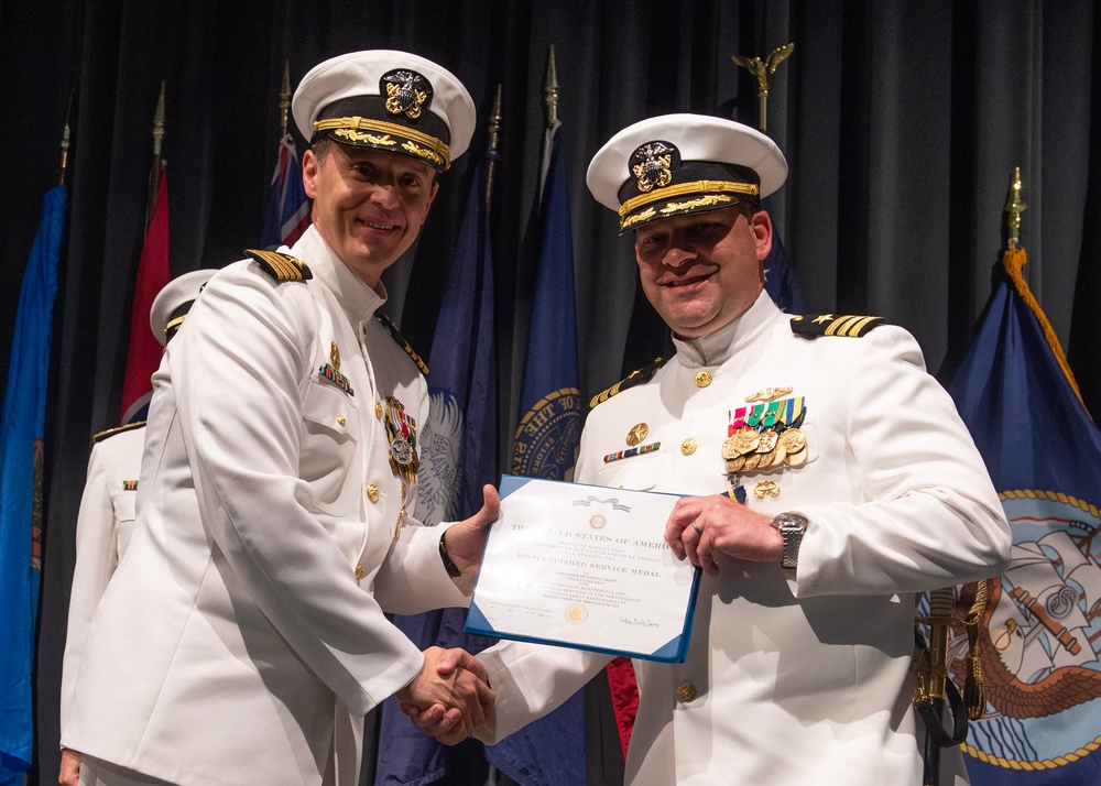 USS Jimmy Carter Change of Command