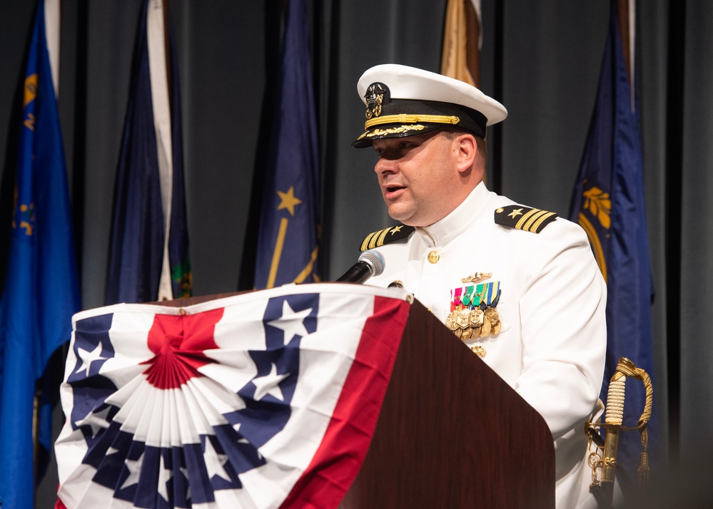 USS Jimmy Carter Change of Command