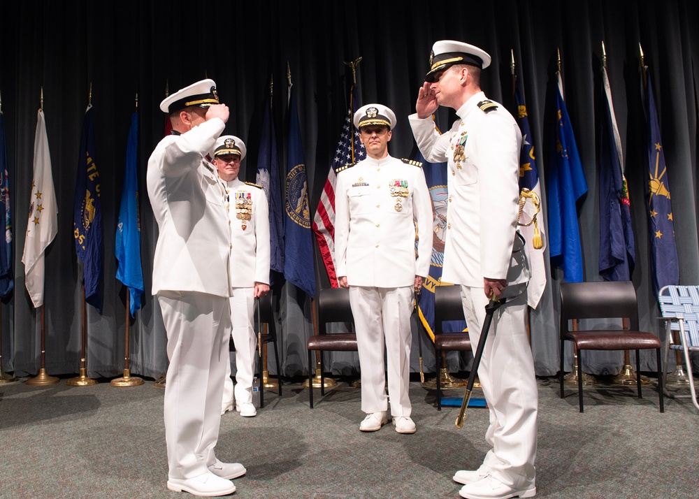 USS Jimmy Carter Change of Command