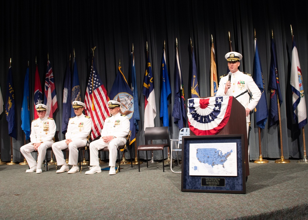 USS Jimmy Carter Change of Command