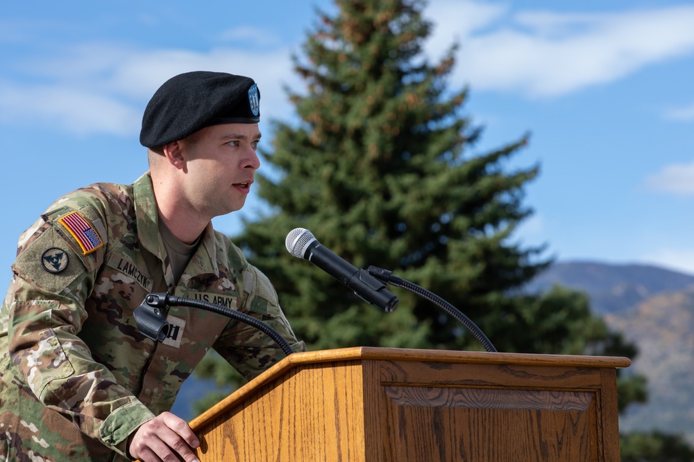 573rd Movement Control Team Change of Command Ceremony