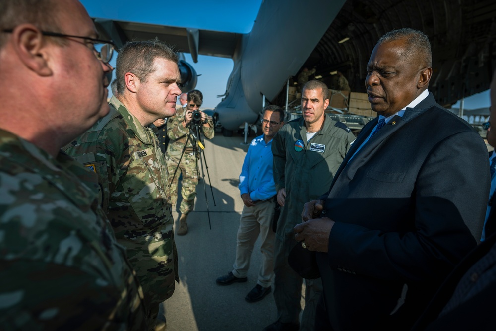 SECDEF Visits Israel