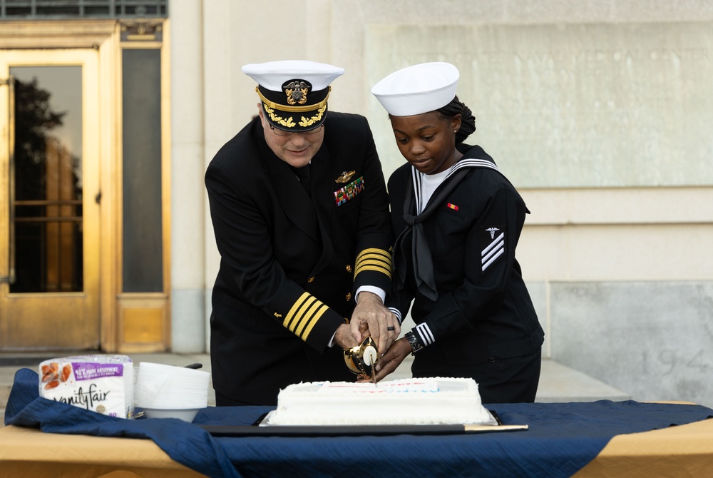 Walter Reed Celebrates the Navy's 248th Birthday