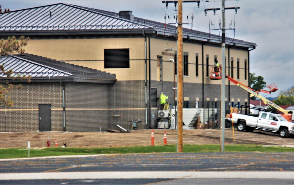 Construction operations of $11.96 million transient training brigade headquarters at Fort McCoy