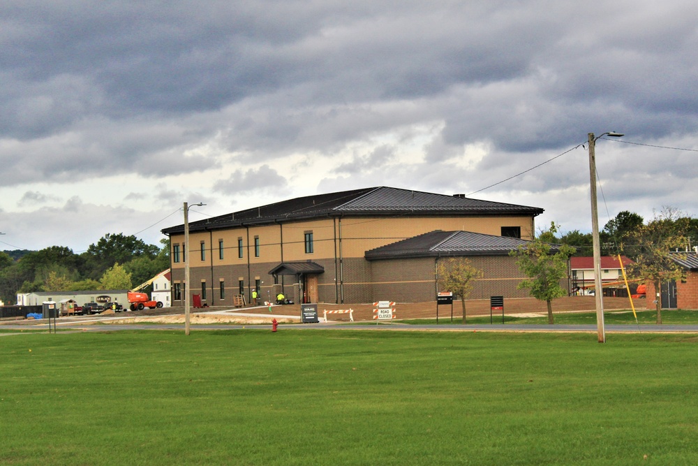 Construction operations of $11.96 million transient training brigade headquarters at Fort McCoy