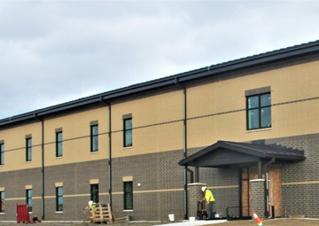 Construction operations of $11.96 million transient training brigade headquarters at Fort McCoy