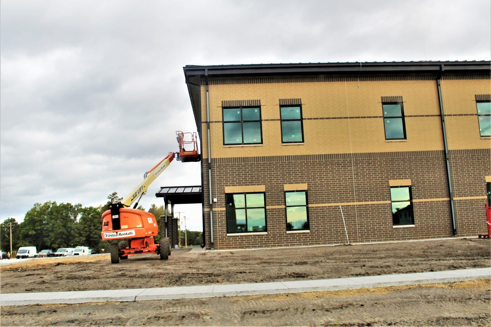 Construction operations of $11.96 million transient training brigade headquarters at Fort McCoy