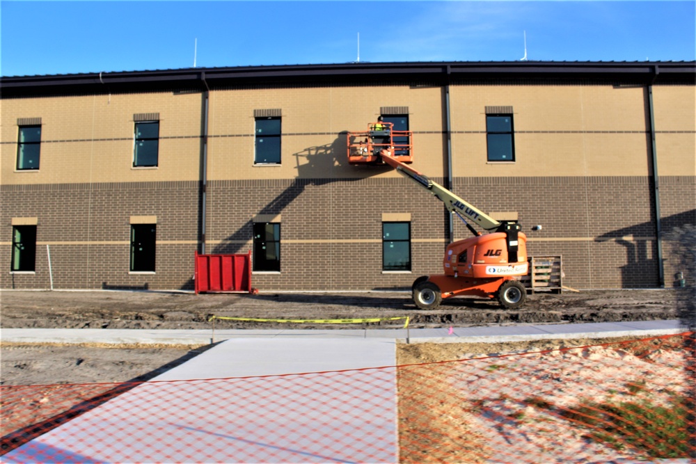 Construction operations of $11.96 million transient training brigade headquarters at Fort McCoy