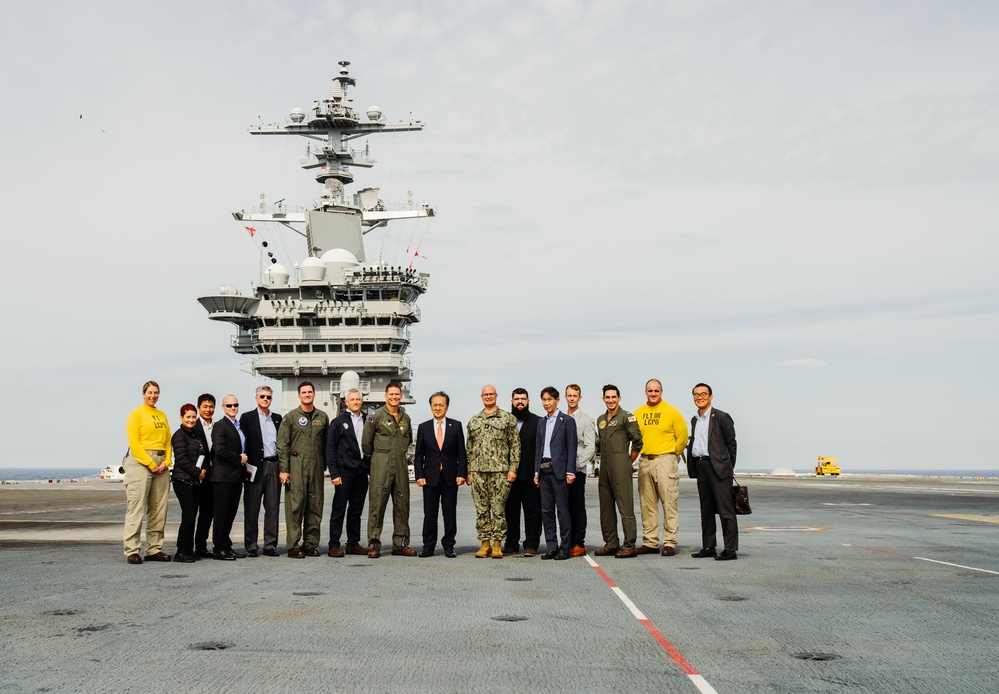 Mayor of Yokosuka Visits George Washington