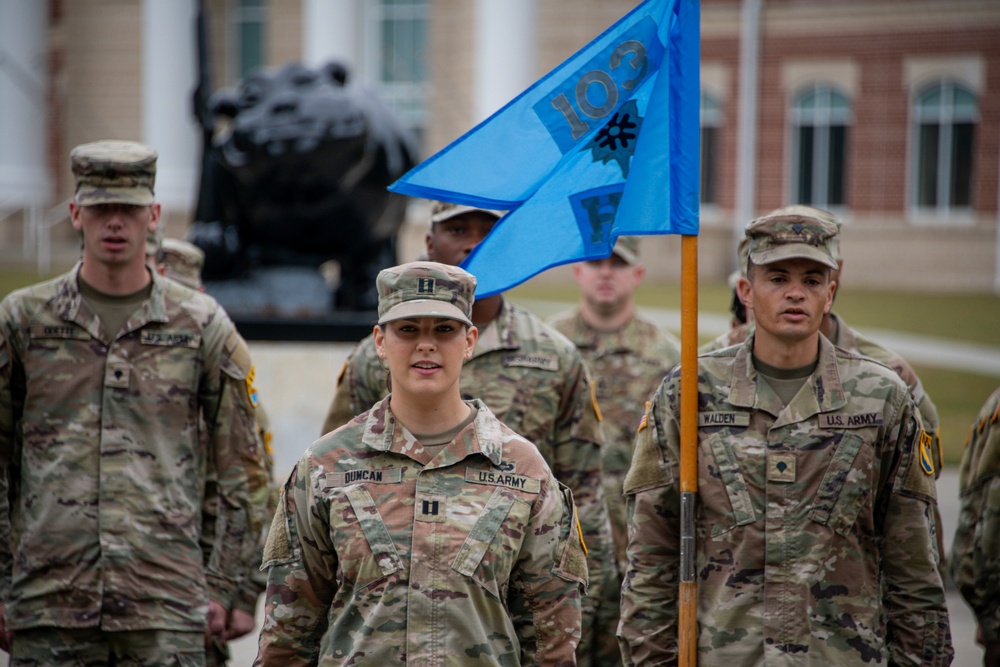 Headquarters Detachment 103rd Intelligence Electronic Warfare Battalion Battalion Change of Command Change of command