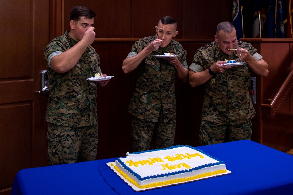 MARFORRES Celebrates 248th U.S. Navy Birthday