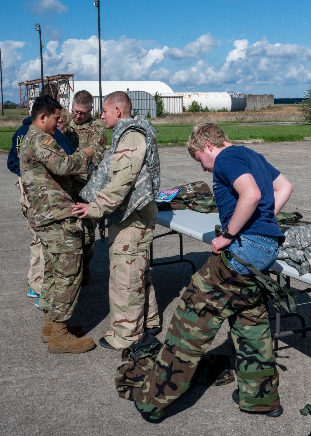 Joint Base Cape Cod Welcomes Latham Centers Students to be ‘Airmen for a Day’